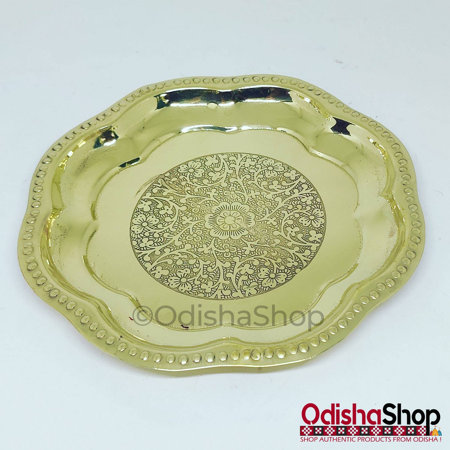 You are currently viewing Decorative Brass Puja Plate